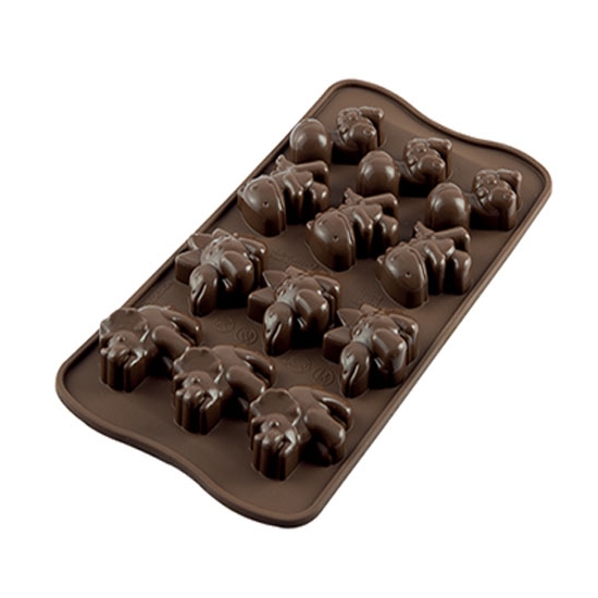 PLAQUE SILICONE POUR CHOCOLAT 12