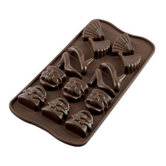 PLAQUE SILIKOMART PROFESSIONNEL POUR CHOCOLAT 14