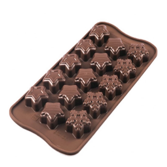 PLAQUE SILIKOMART PROFESSIONNEL POUR CHOCOLAT 21