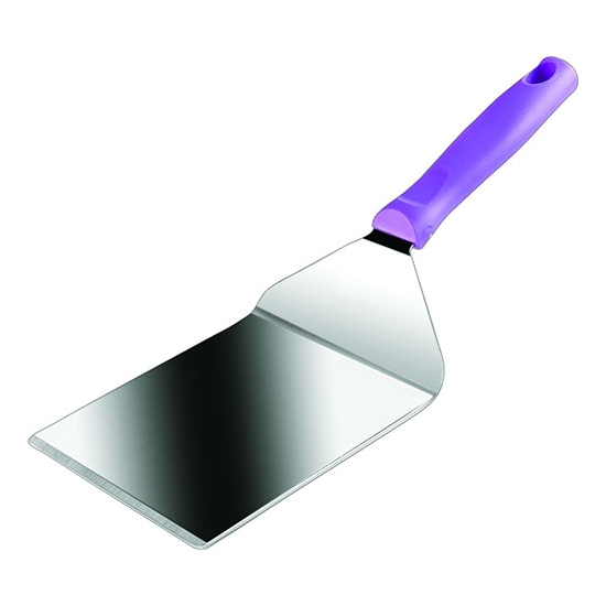 SPATULE RECTANGULAIRE XL INOX - Manche violet