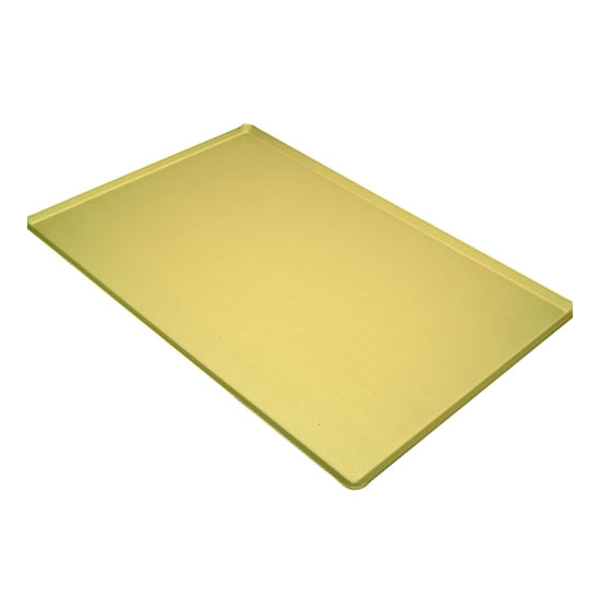 PLAQUE ALUMINIUM MAGASIN ANODISE OR  