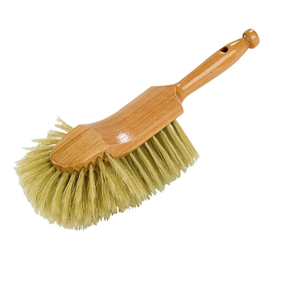 BROSSE 1/2 TETE SOIE  BLANCHE