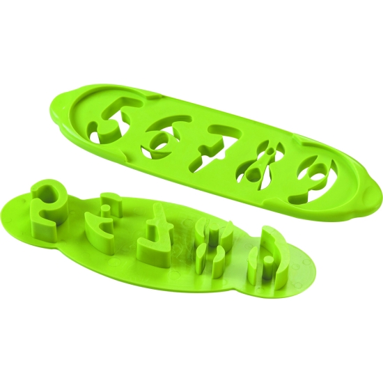 DECOUPOIR CHIFFRES PLASTIQUE - KIT DE 2 PIECES DE 0 A 9