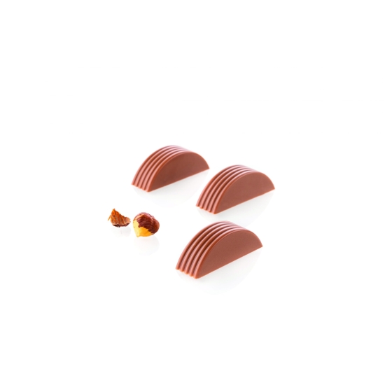 MOULE TRITAN SILIKOMART PROFESSIONNEL 24 PRALINES RAYURES