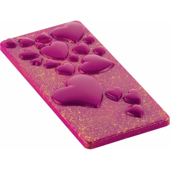 MOULE TRITAN SILIKOMART PROFESSIONNEL 3 TABLETTES COEURS