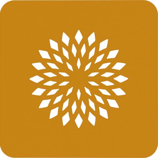 2 POCHOIRS SILIKOMART PROFESSIONNEL FLEURS DE LOTUS AMBRA GAMME NATURAE