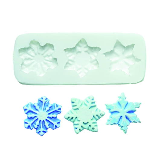 MOULE SILIKOMART PROFESSIONNEL FLOCONS - GAMME SUGARFLEX