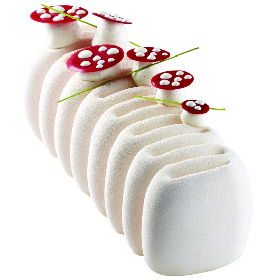 MOULE A BUCHE "CREME"PAVONI PROFESSIONNEL - GAMME PAVOCAKE