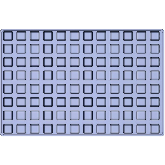 PLAQUE MAE PROFESSIONNEL 96 MINI CARRES - GAMME SILMAE
