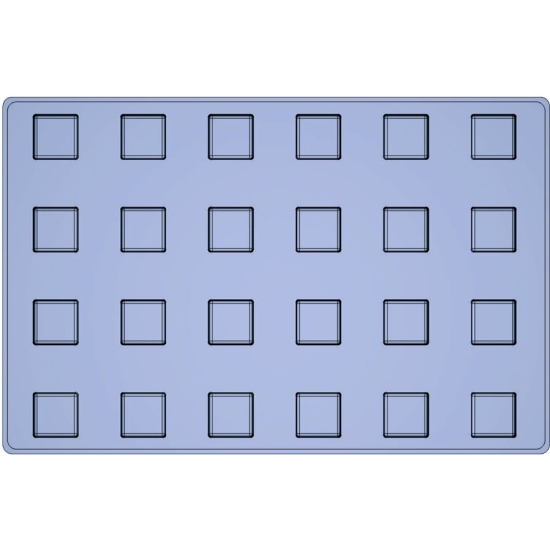 PLAQUE MAE PROFESSIONNEL 24 CUBES - GAMME SILMAE