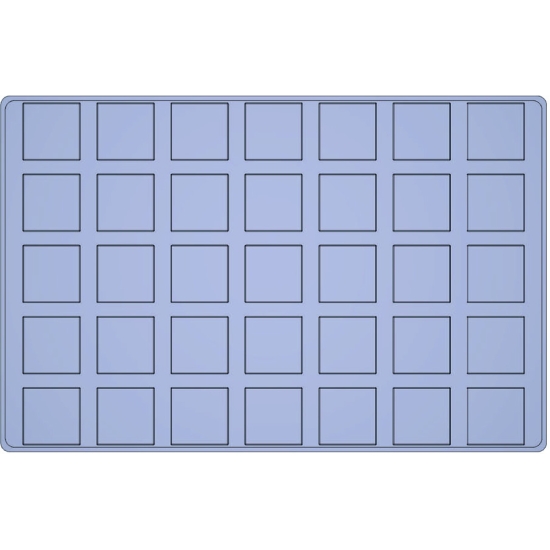 PLAQUE MAE PROFESSIONNEL 35 CARRES BAS - GAMME SILMAE