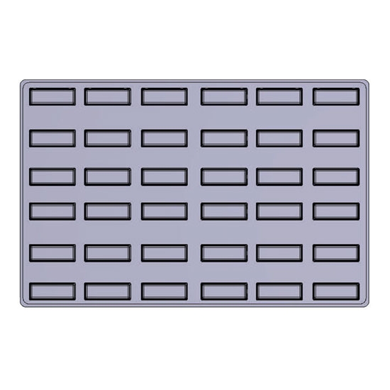 PLAQUE MAE PROFESSIONNEL 36 CAKES 75X27X28 MM - GAMME SILMAE