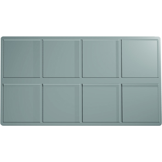 PLAQUE MAE PROFESSIONNEL 8 GENOISES ET INSERTS CARRES - GAMME SILMAE