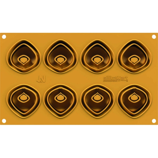 MOULE FLEXIBLE SILIKOMART PROFESSIONNEL 8 TORTELLINOS - GAMME NATURAE