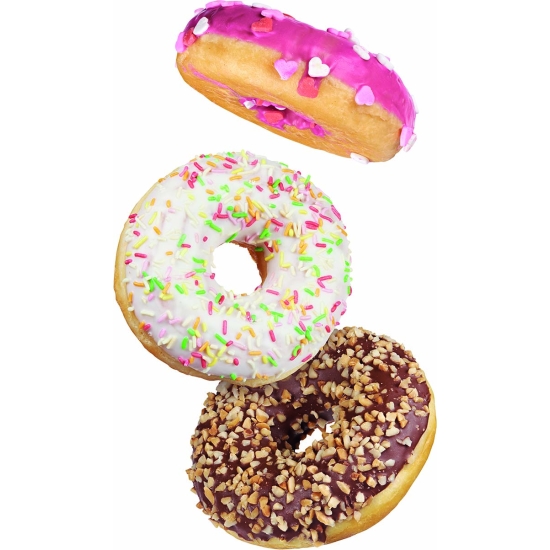 PLAQUE SILIKOMART PROFESSIONNEL 24 EMPREINTES DONUTS