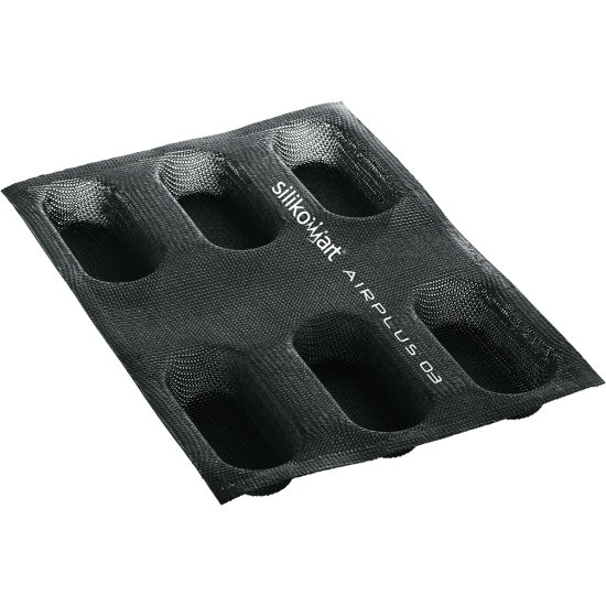 MOULE DE CUISSON  SILIKOMART PROFESSIONNEL AIR PLUS -  12 OVALES