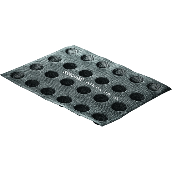 MOULE DE CUISSON  SILIKOMART PROFESSIONNEL AIR PLUS -  24 RONDS/TARTELETTES
