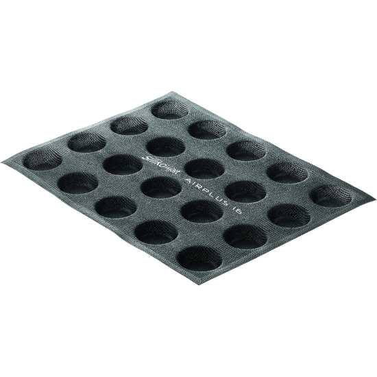 MOULE DE CUISSON  SILIKOMART PROFESSIONNEL AIR PLUS -  20 RONDS/TARTELETTES Ø 50X16(HT) MM