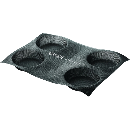 MOULE DE CUISSON  SILIKOMART PROFESSIONNEL AIR PLUS -  4RONDS/BURGERS