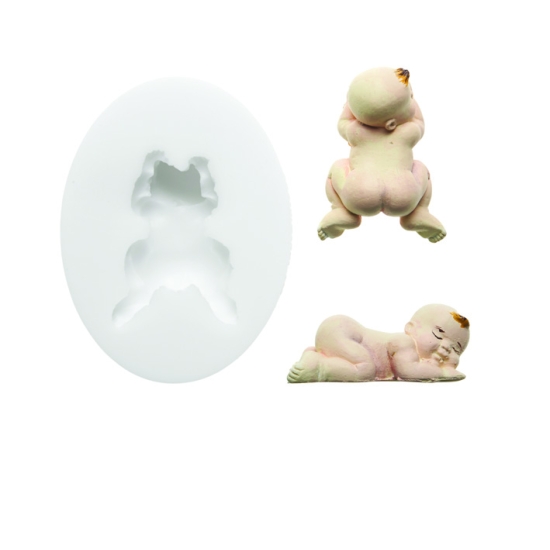 MOULE SILIKOMART PROFESSIONNEL BEBE - DIM MAX 48X35 MM - GAMME SUGARFLEX