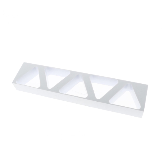 MOULE PLASTIQUE RAPIDE GATEAUX TRIANGLE 80 MM