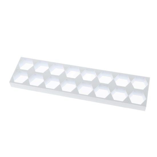 MOULE PLASTIQUE RAPIDE MINI GATEAUX HEXAGONAUX 40MM