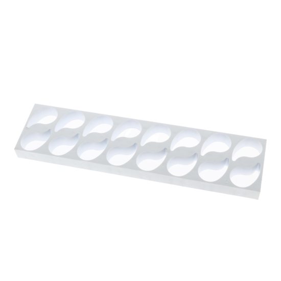 MOULE PLASTIQUE RAPIDE MINI GATEAUX VIRGULE 55X35 MM