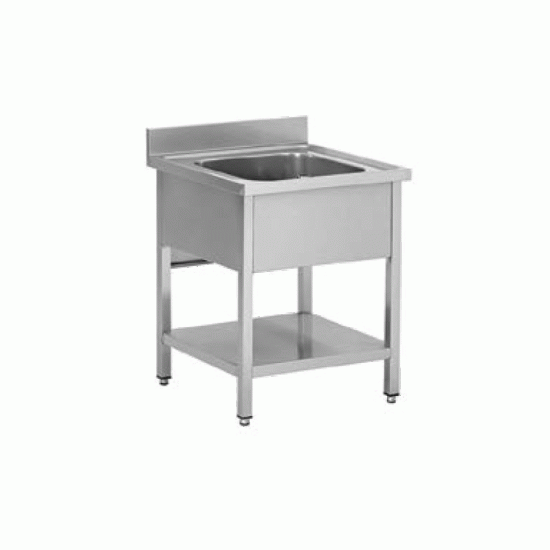 PLONGE INOX 600x700x850 SANS EGOUTTOIR