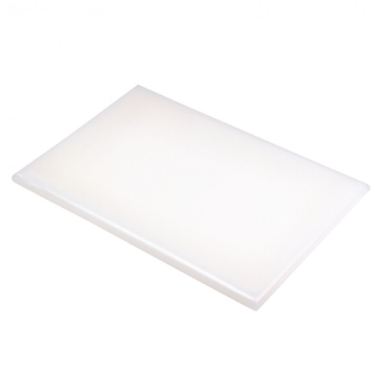 PLANCHE A DECOUPER POLYETHYLENE BLANC EPAISSEUR 2 CM