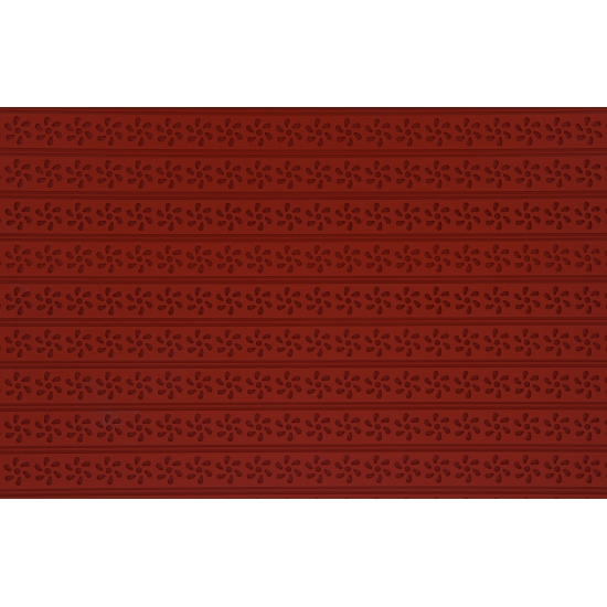 TAPIS RELIEF MOTIF "FLEURS"