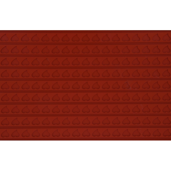 TAPIS RELIEF MOTIF "COEURS"