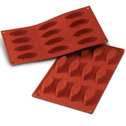 MOULE SILIKOMART PROFESSIONNEL BARQUETTES - GAMME SILICON FLEX