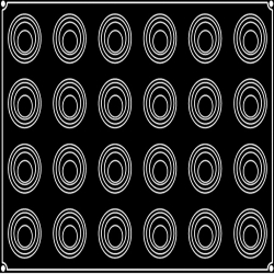 PLAQUE 24 SPIRALES