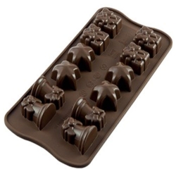 PLAQUE SILIKOMART PROFESSIONNEL POUR CHOCOLATS 9