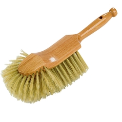 BROSSE 1/2 TETE SOIE  BLANCHE