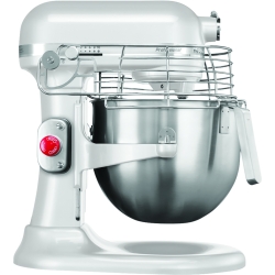 BATTEUR KITCHENAID 6.9 LITRES -Moteur 1.3 CH - BLANC GIVRE