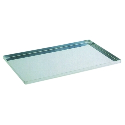 PLAQUE A REBORDS DROITS INOX 18/10ème 